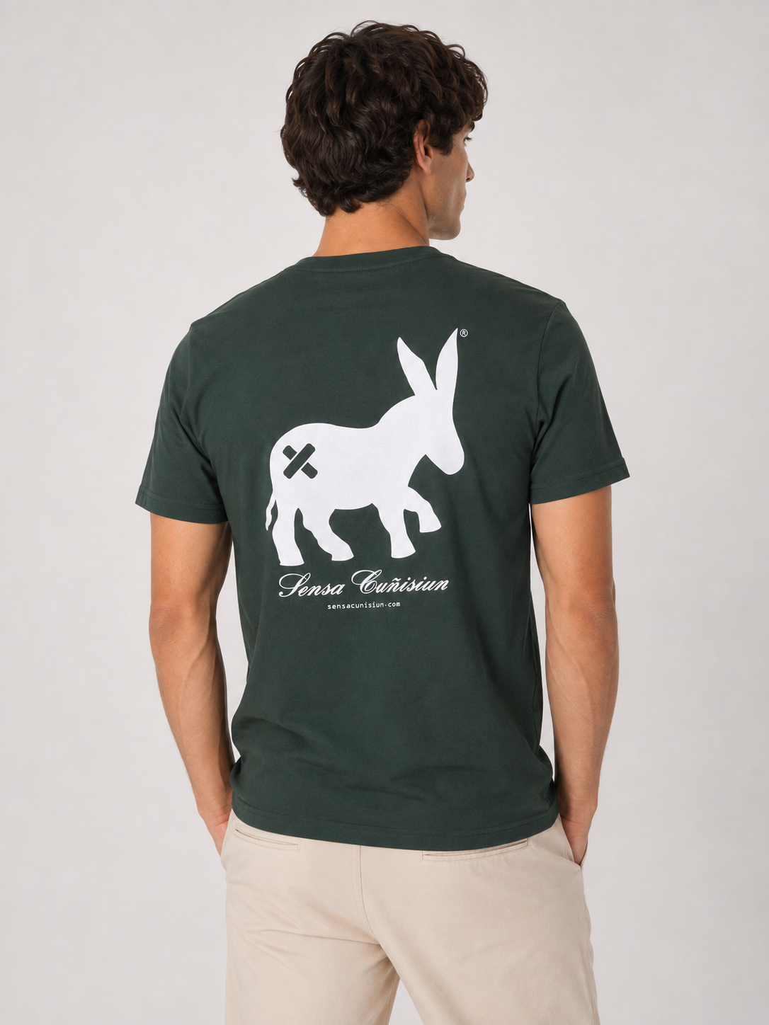 T-shirt Classic Logo Uomo Forest Green