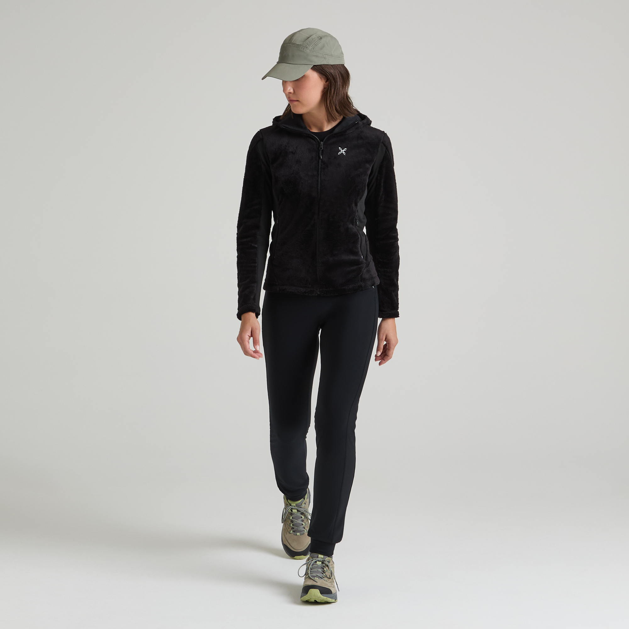 Giacca Polar Style Hooded Donna Black