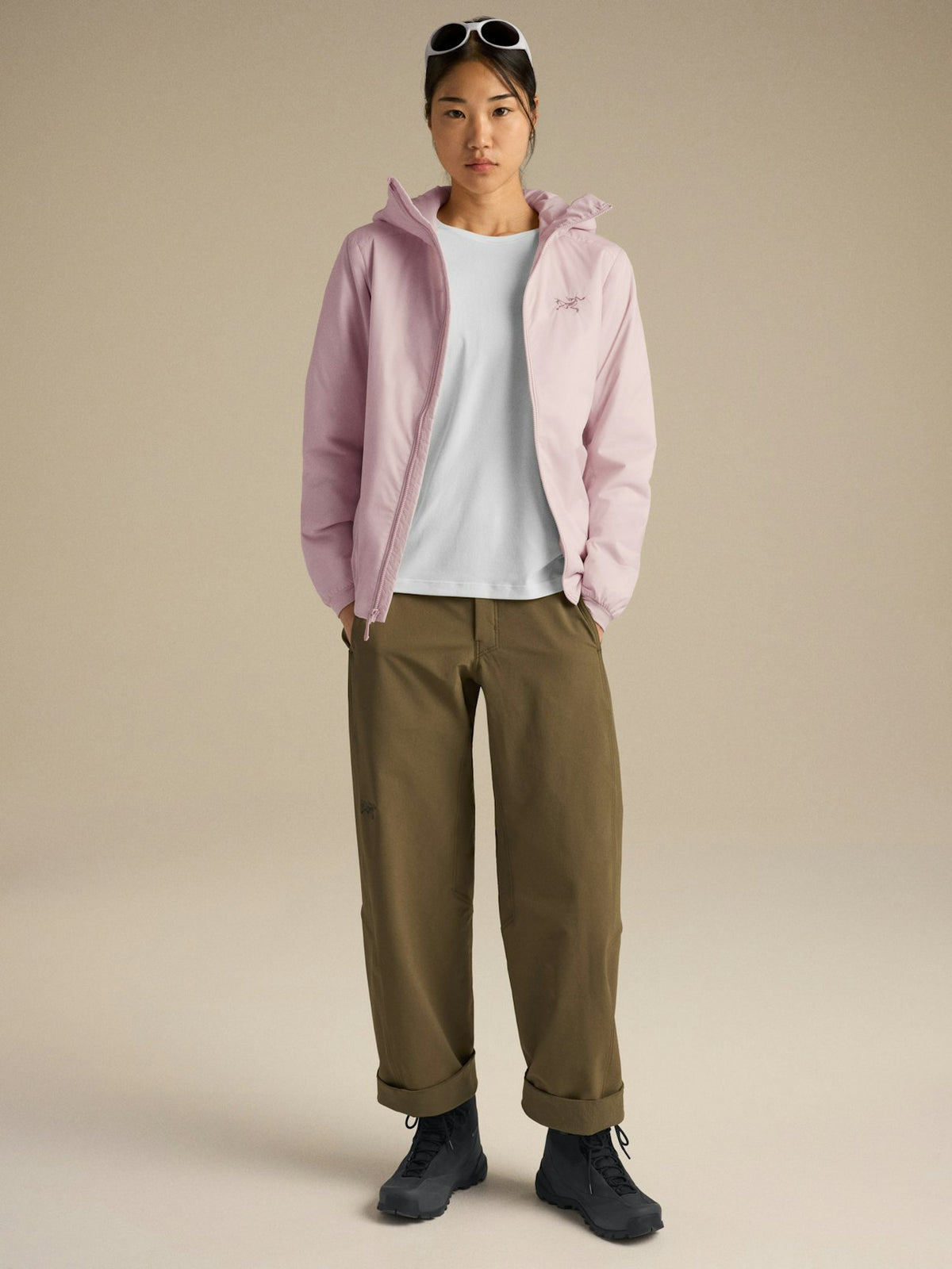 Frau Atom Hoody Jacke Alpine Rose