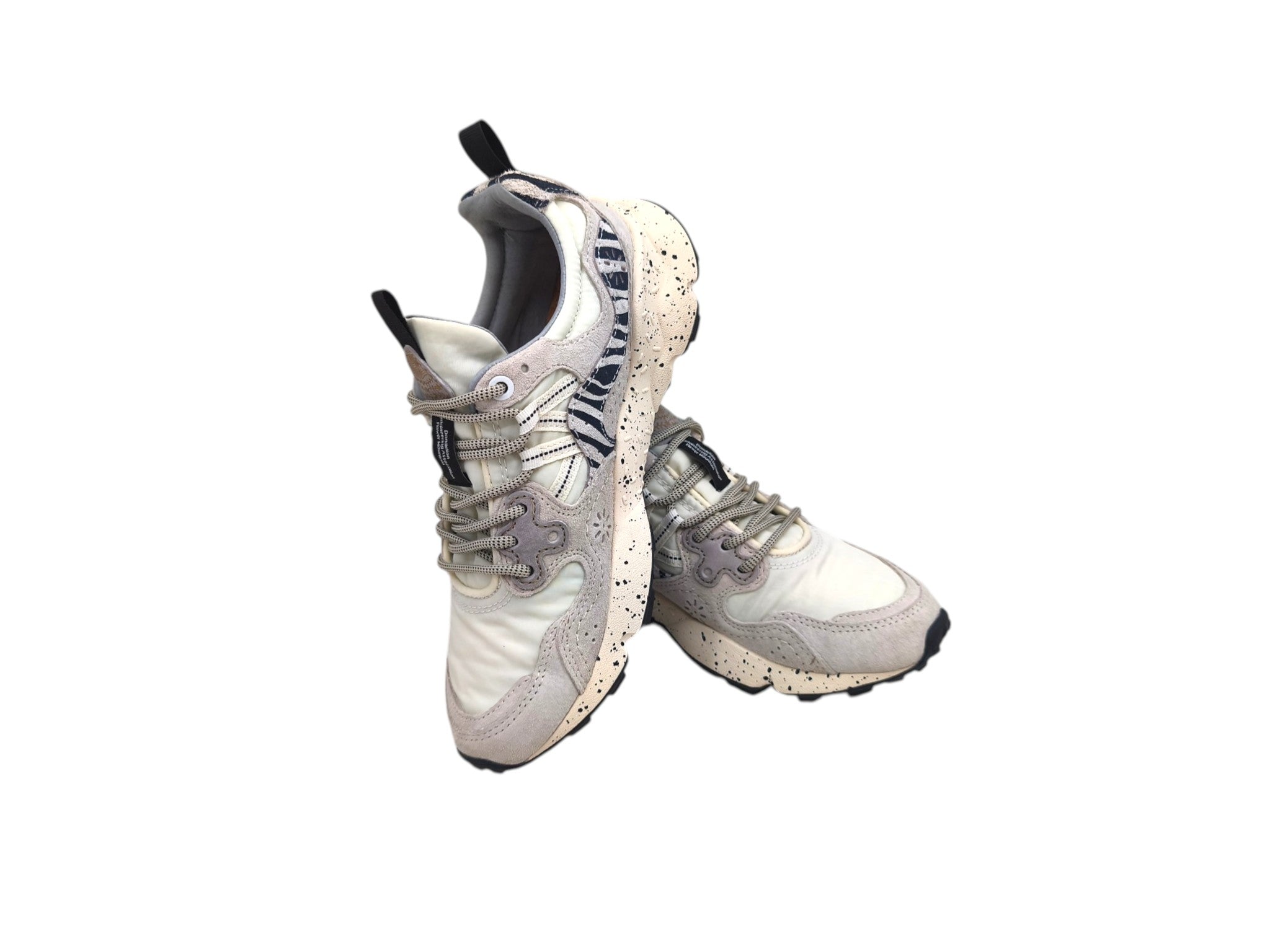 Scarpe Yamano 3 Animalier Off White/Black