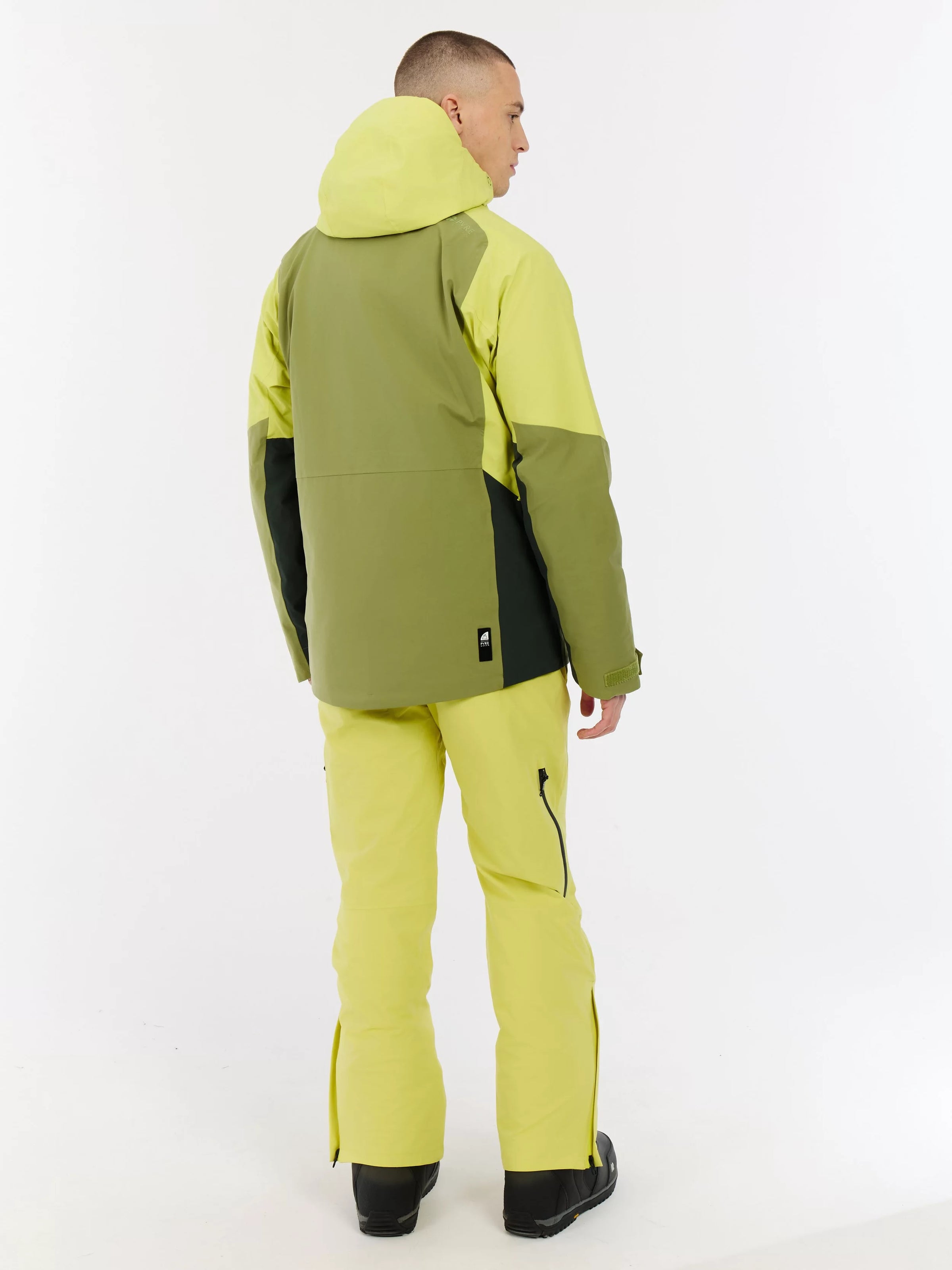 Mann Throw Jacke Herbal Green