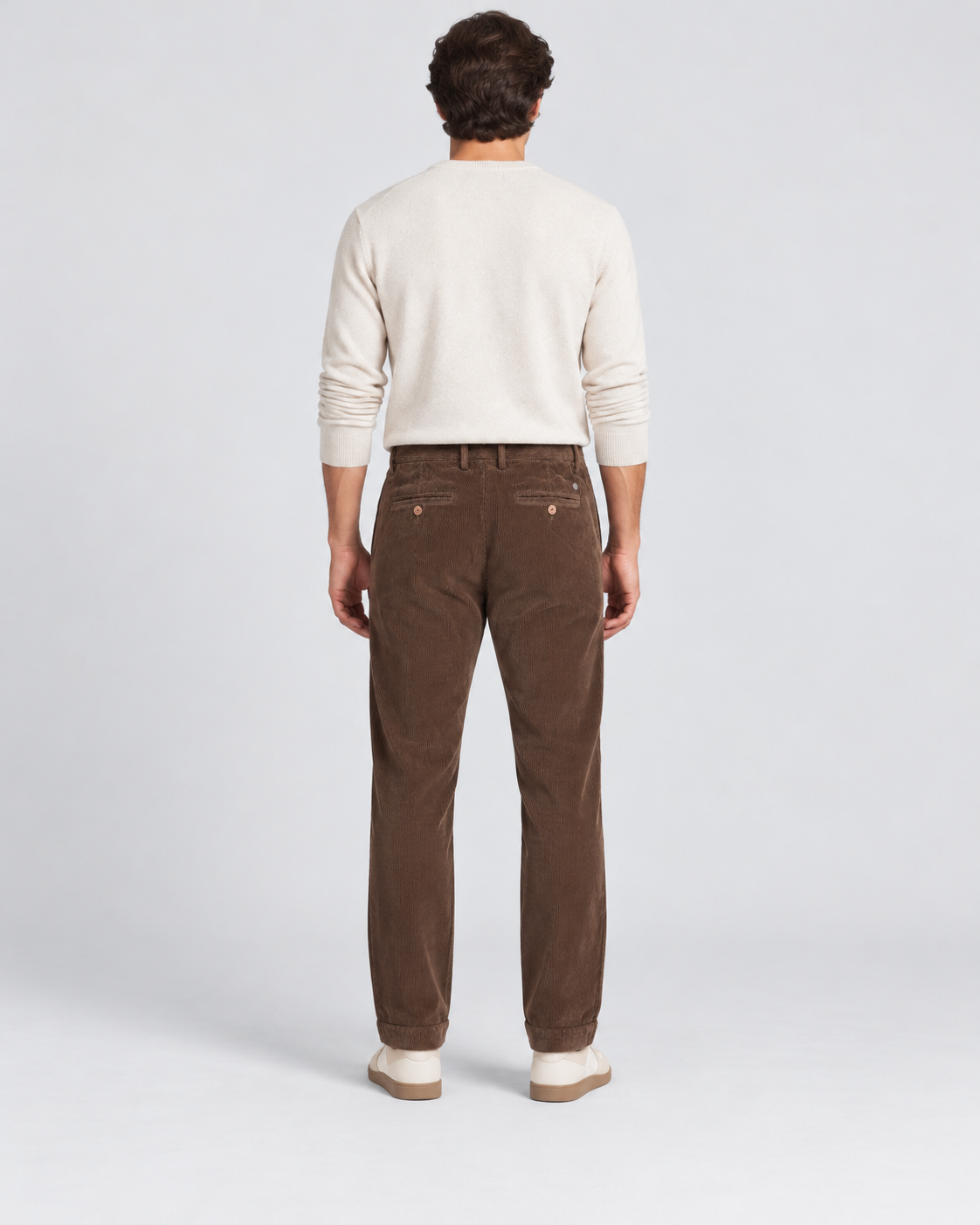 Pantalon Napoleon 500 Righe Homme Dark Brown