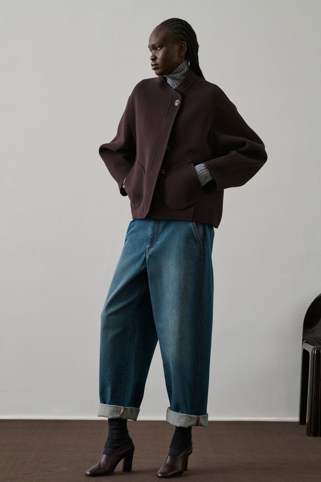 Veste Windsor Femme Aubergine