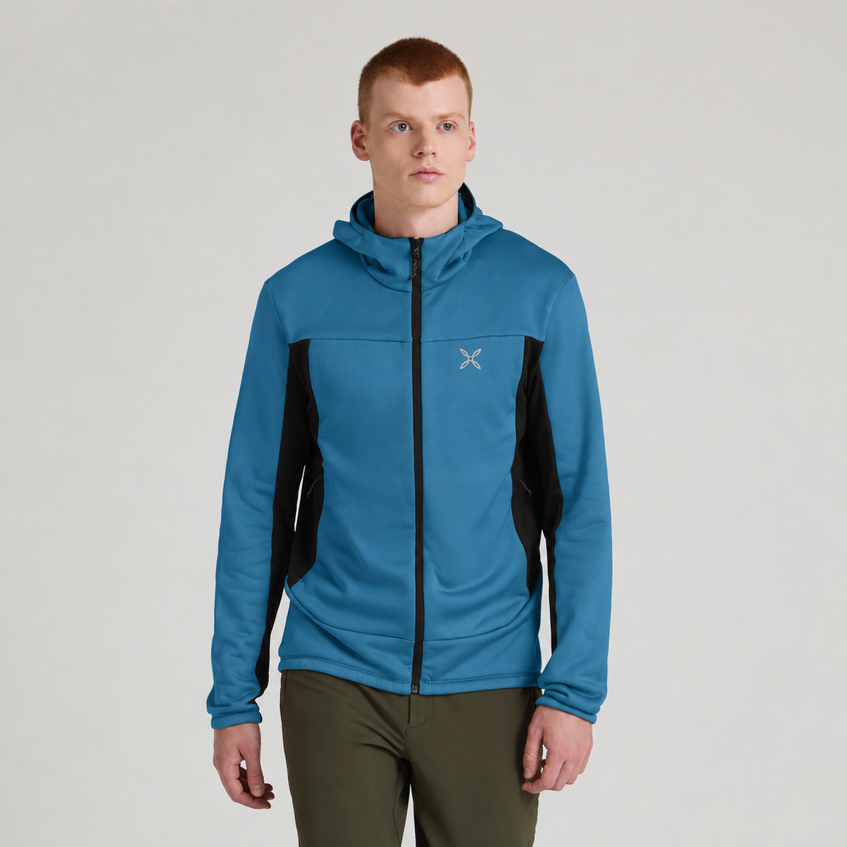 Maglia Pulse Hooded Uomo Steel Blue