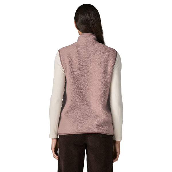 Gilet Retro Pile Donna Stingray Mauve