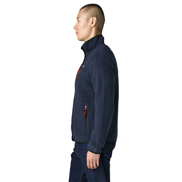 Maglia Retro Pile Flacee Uomo New Navy