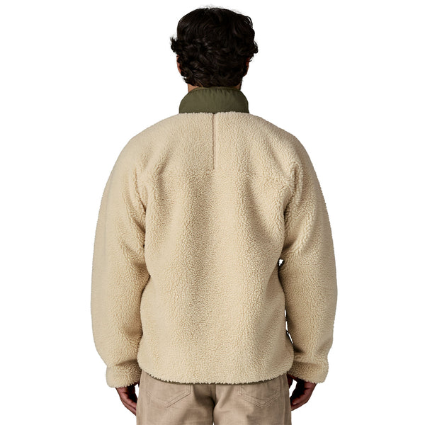 Giacca Classic Retro-X Fleece Uomo Dark Natural/Basin Green