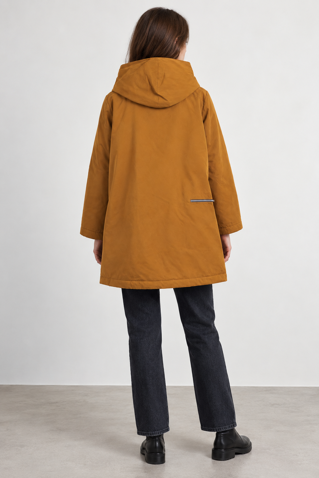 Frau Lina Mantel Caramel