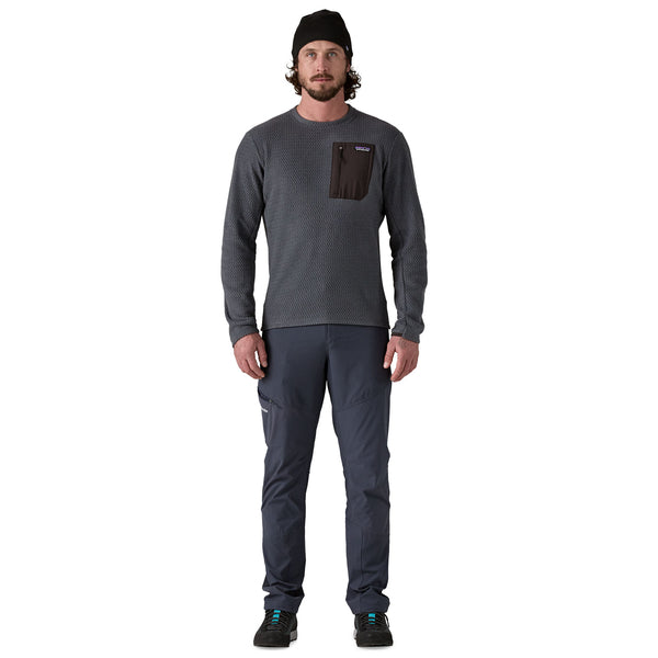 Men's R1 Air Crew Sweater Smolder Blue