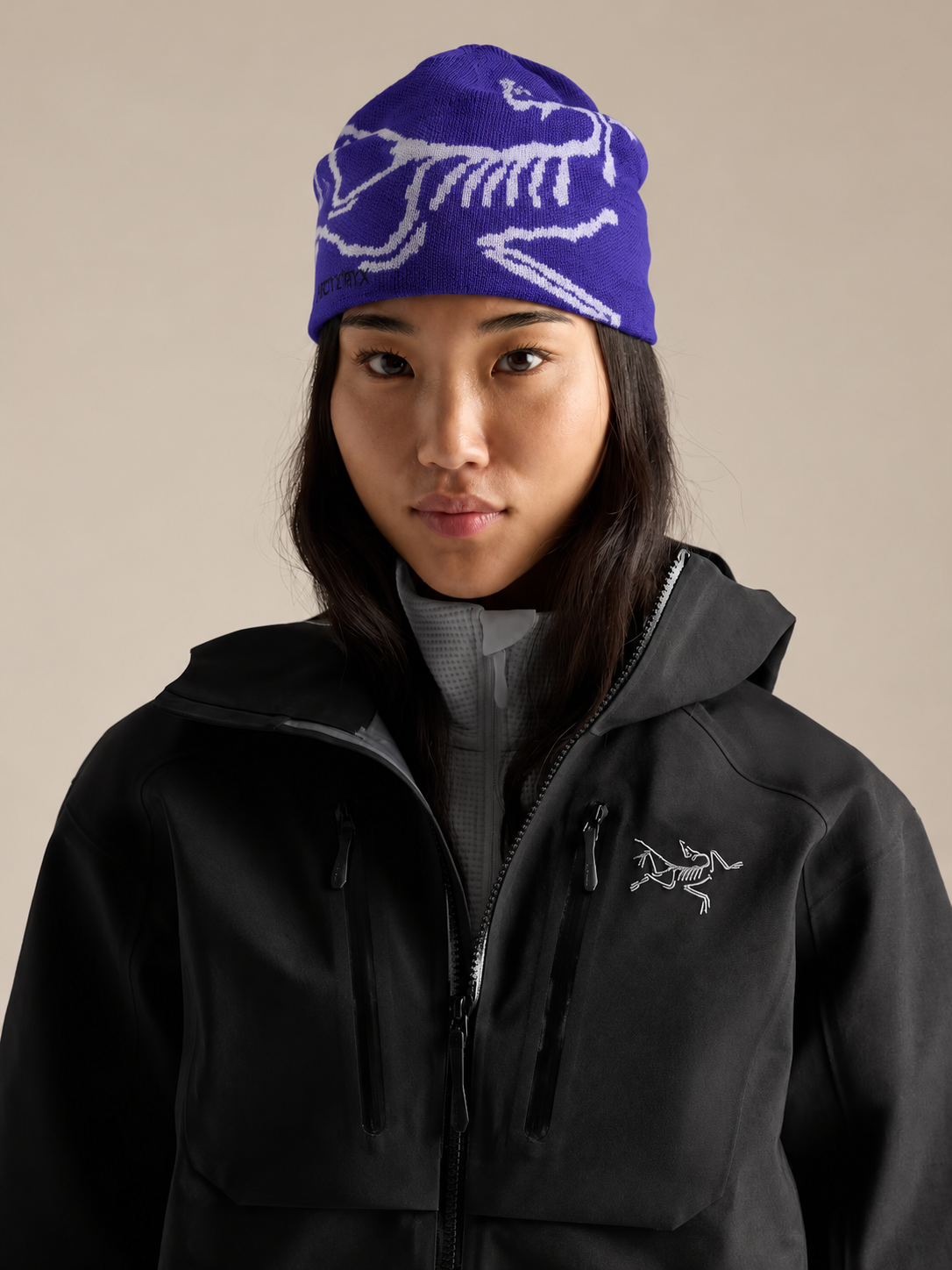 Bird Head Toque Beanie Blurple/Kasumi
