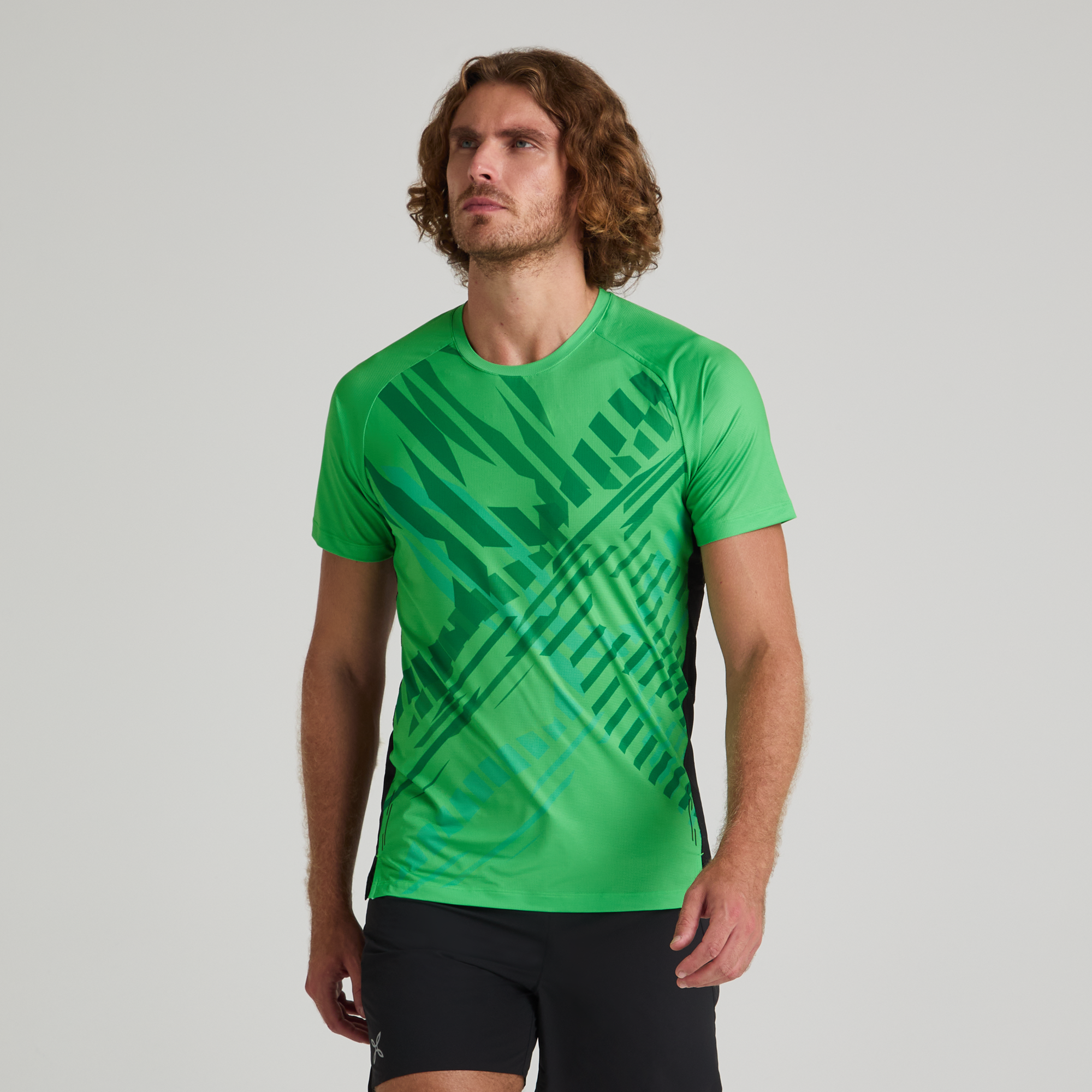 Mann Shadow Graphic T-shirt Vibe Green