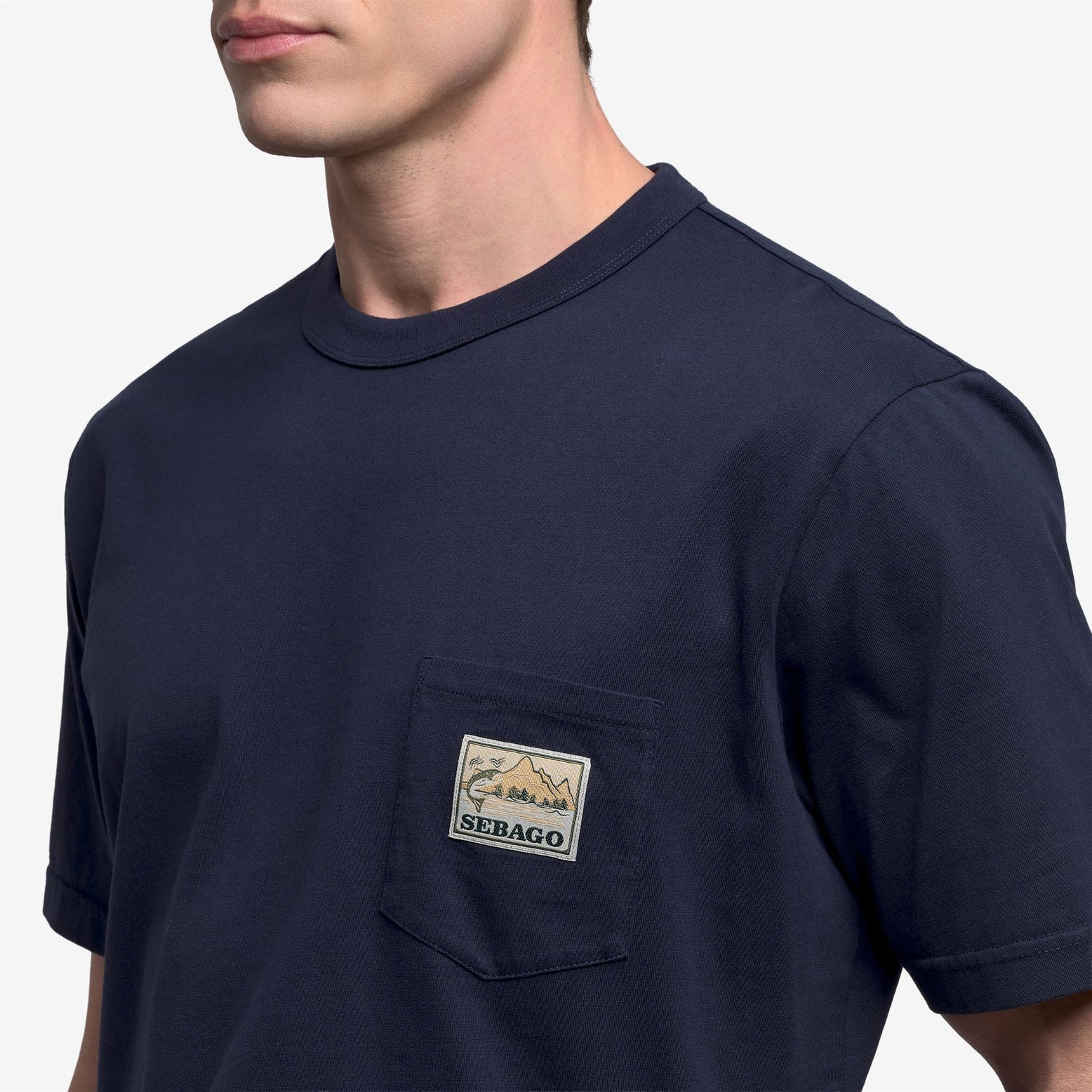 T-shirt Unionriver Uomo Blue Dark - Vista posteriore