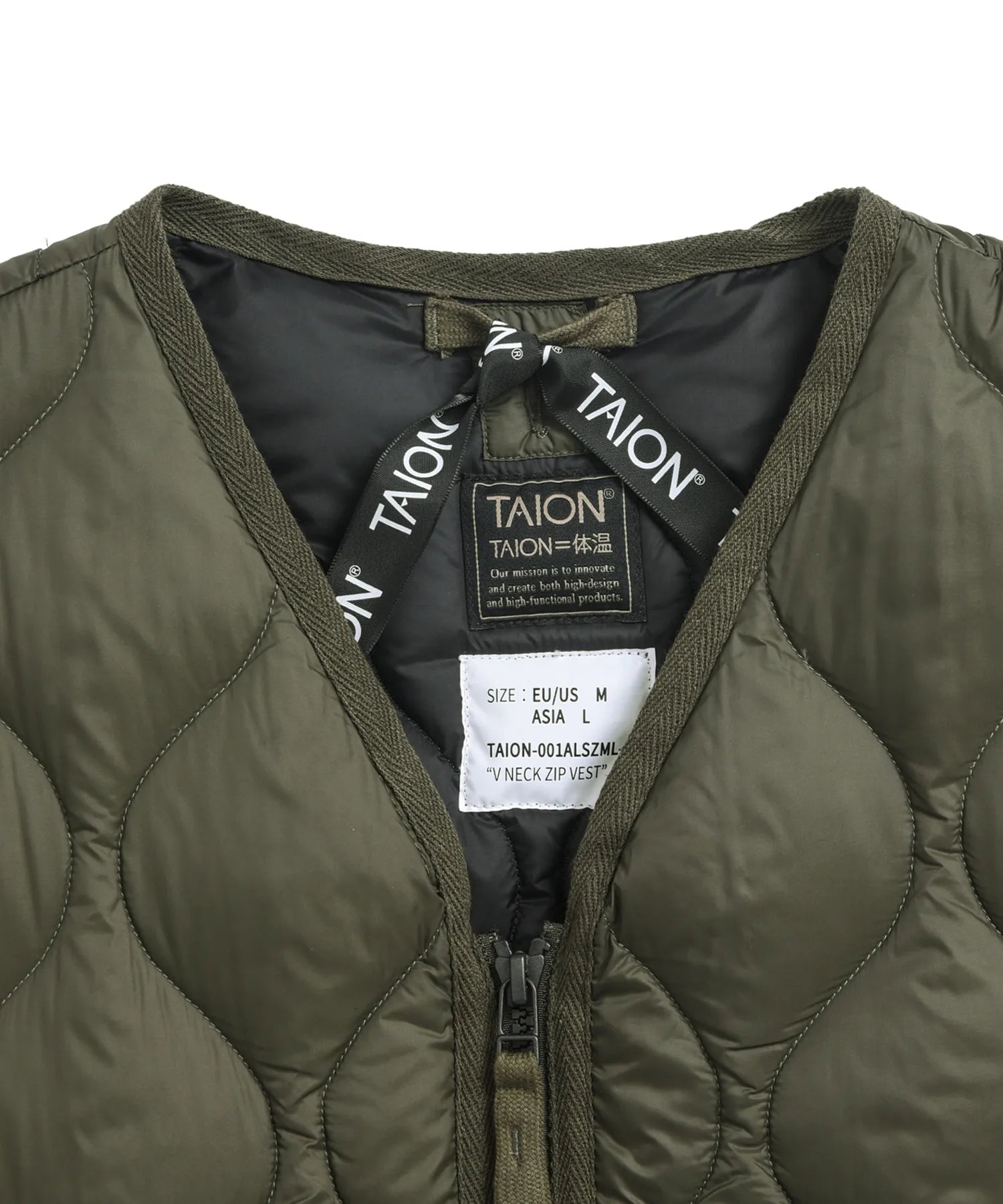 Military Zip Weste Dark Navy