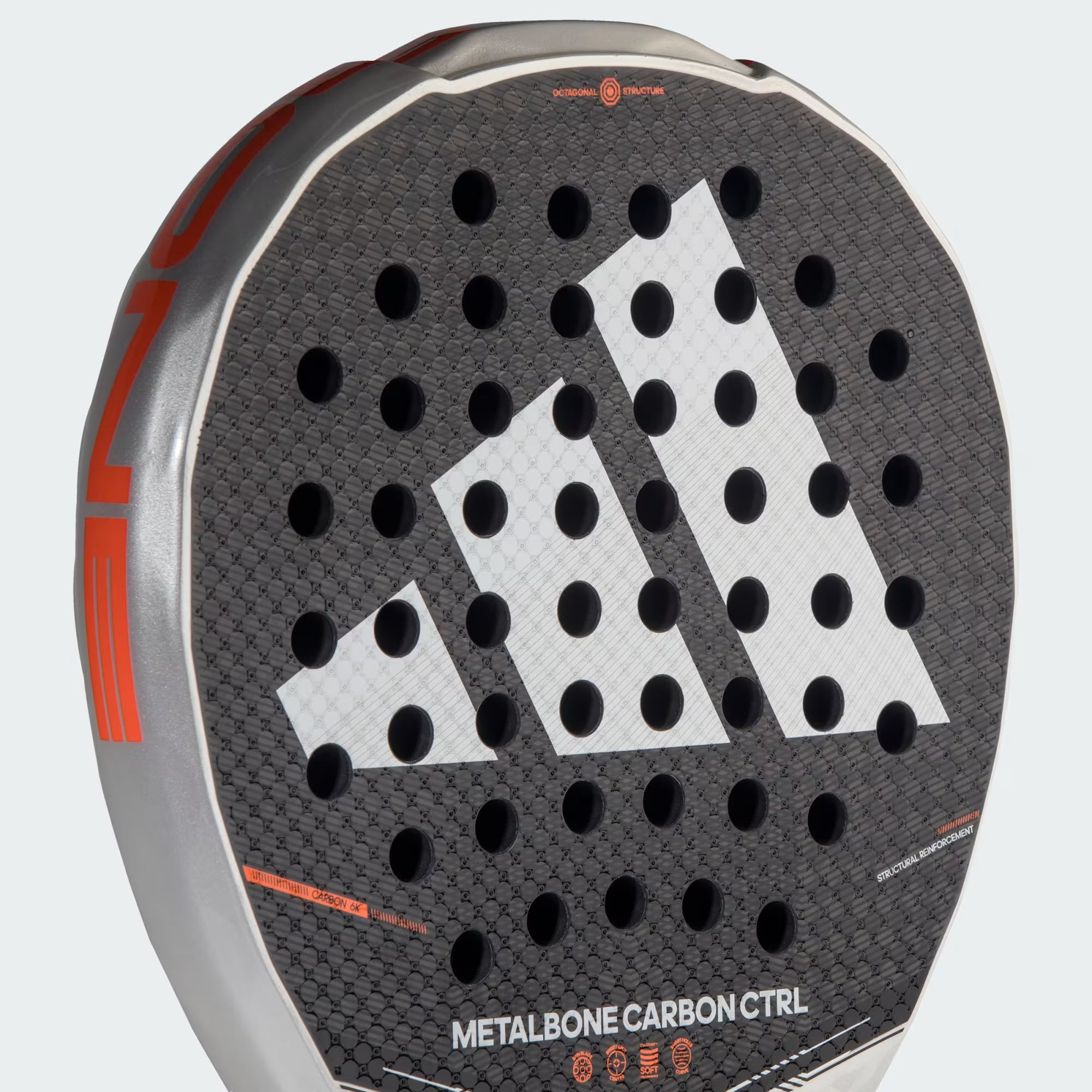 Metalbone Carbon CTRL Padel Racket White/Black