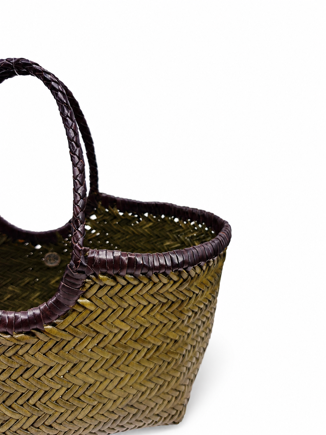 Frau Nantucket Small Handtasche Khaki/Dark Brown