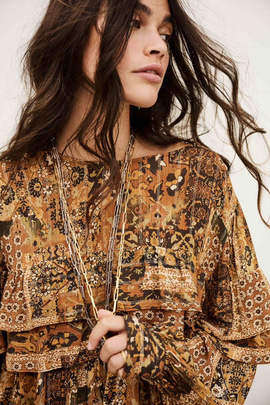 Camicia Pixie Donna Ocre