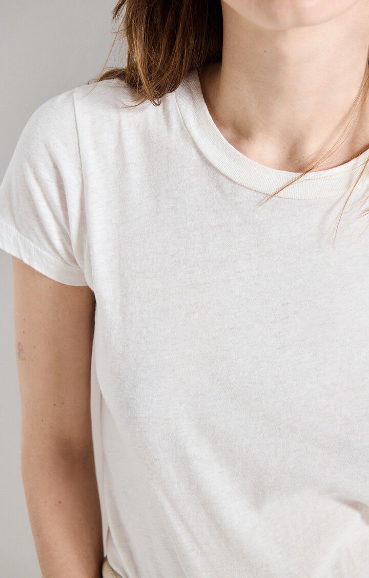 T-shirt Gamipy Neck Donna Blanc