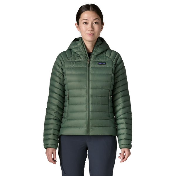 Women's Down Sweater Hoody Down Jacket Canopy Green