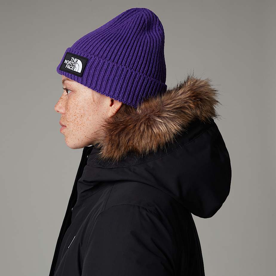 Logo Box Kappe Peak Purple