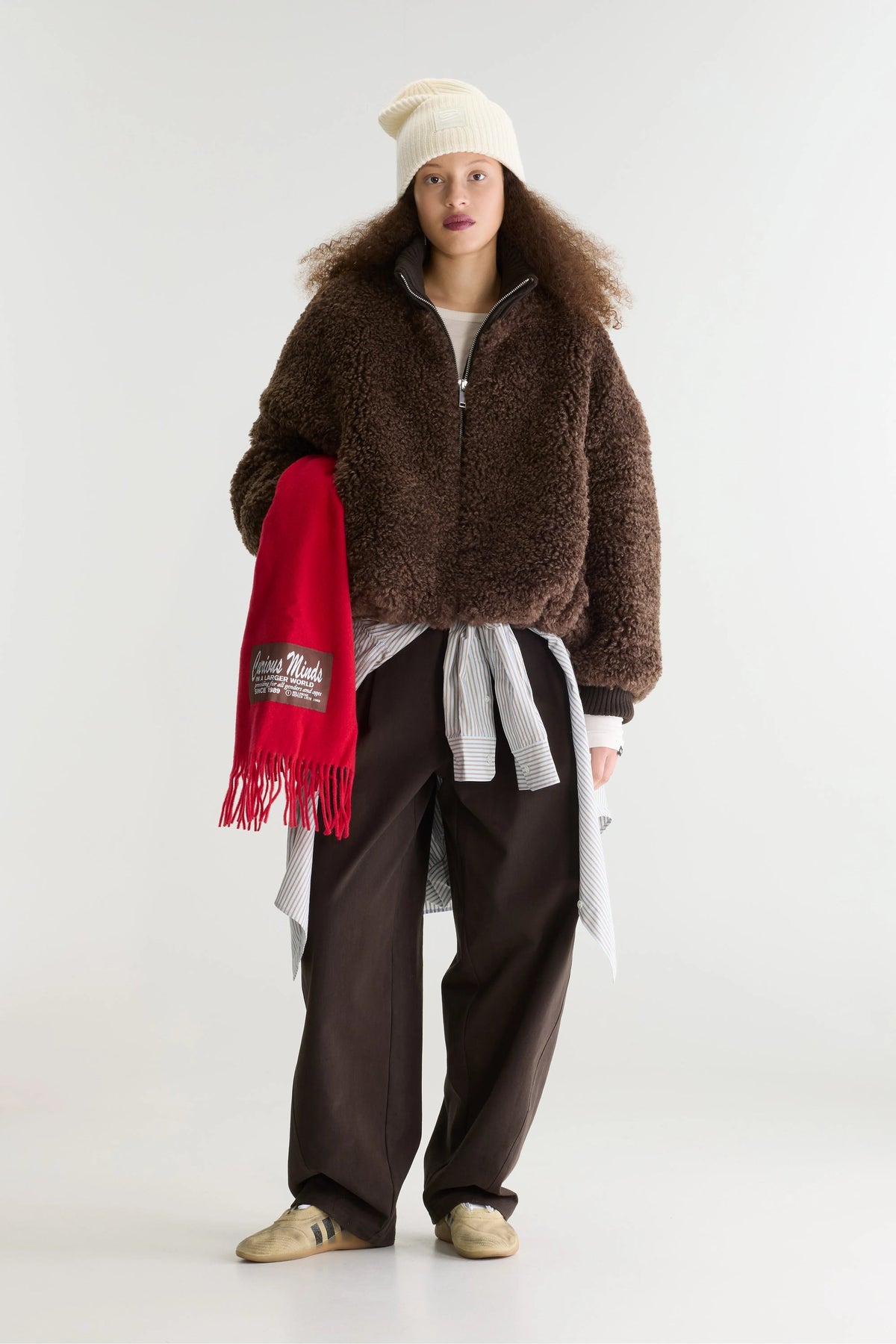 Giacca Jallis Faux-Fur Donna Dark Roast