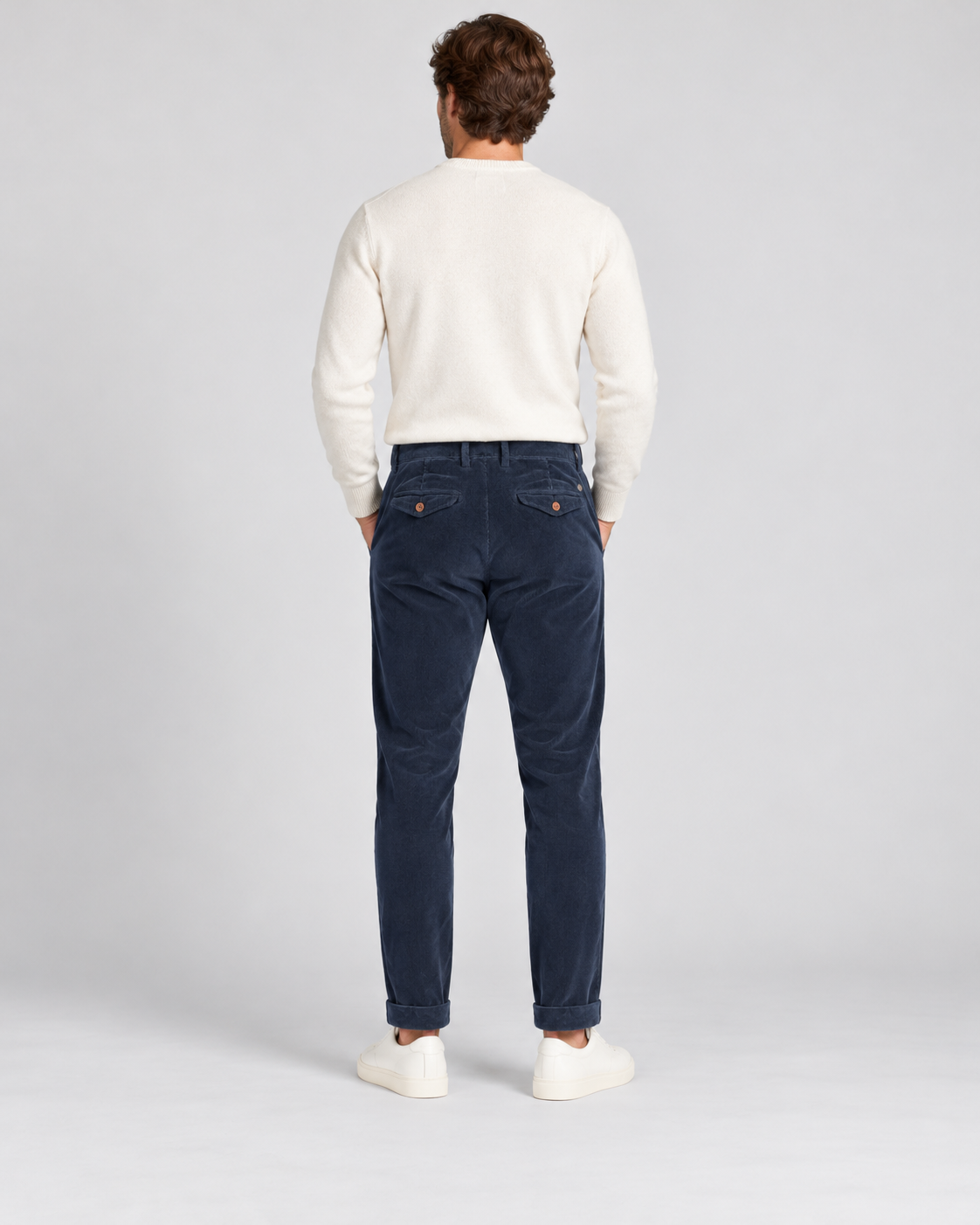 Pantaloni Regent 1000 Righe Uomo Dark Navy
