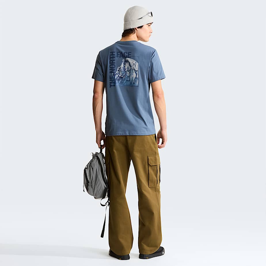 T-shirt Half Dome Photo Regular Uomo Granite Grey