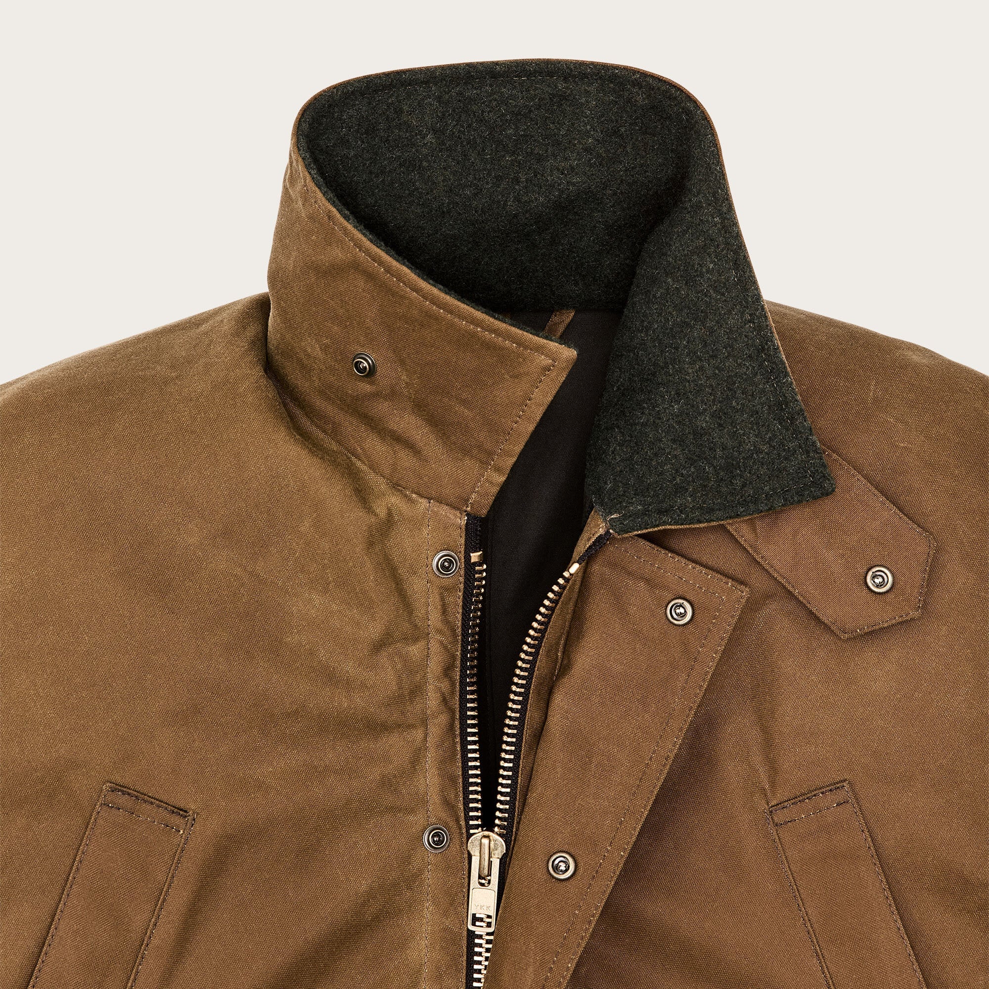 Mann Lined Tin Jacke Dark Tan