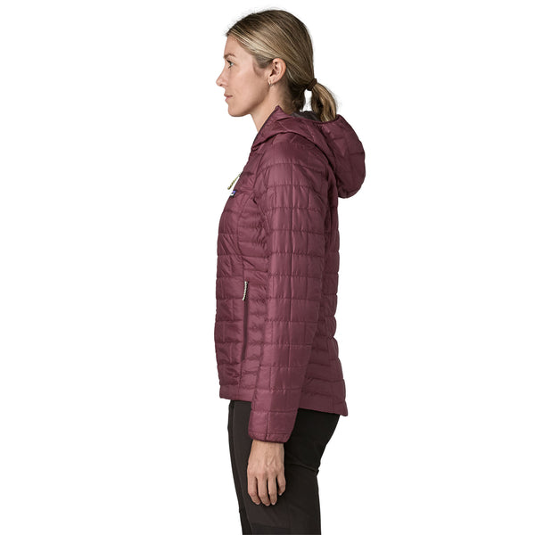 Women's Nano Puff Hoody Jacket Berry Fig