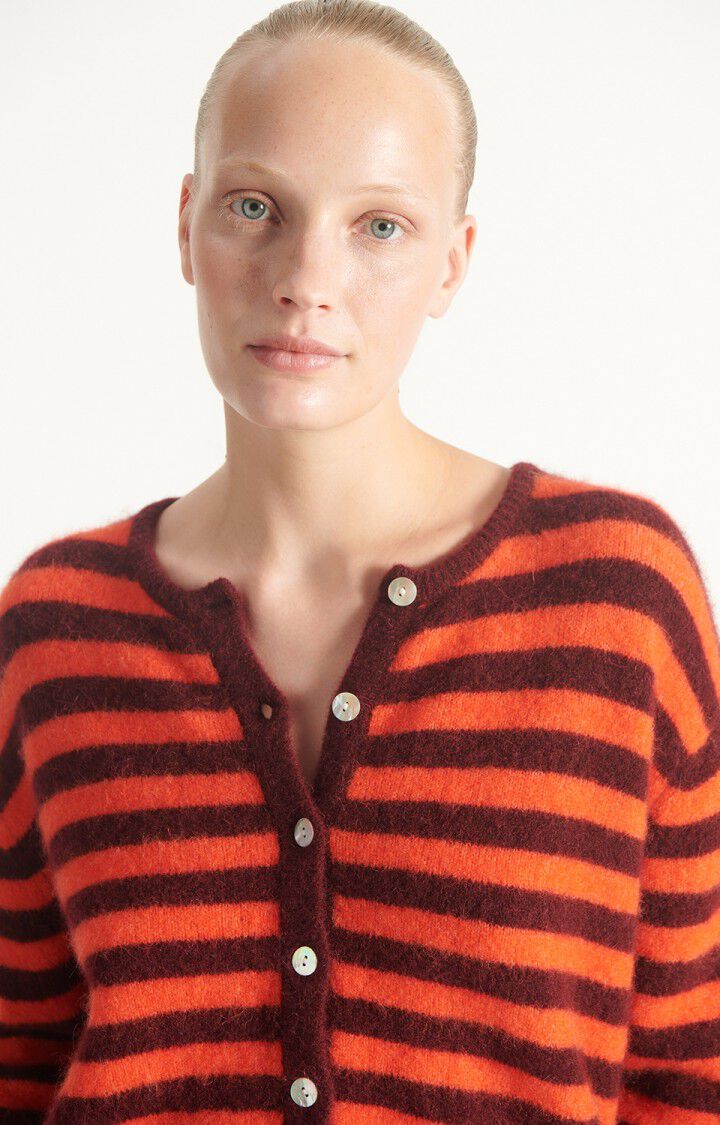 Cardigan Vitow Femme Grenat/Gaspacho