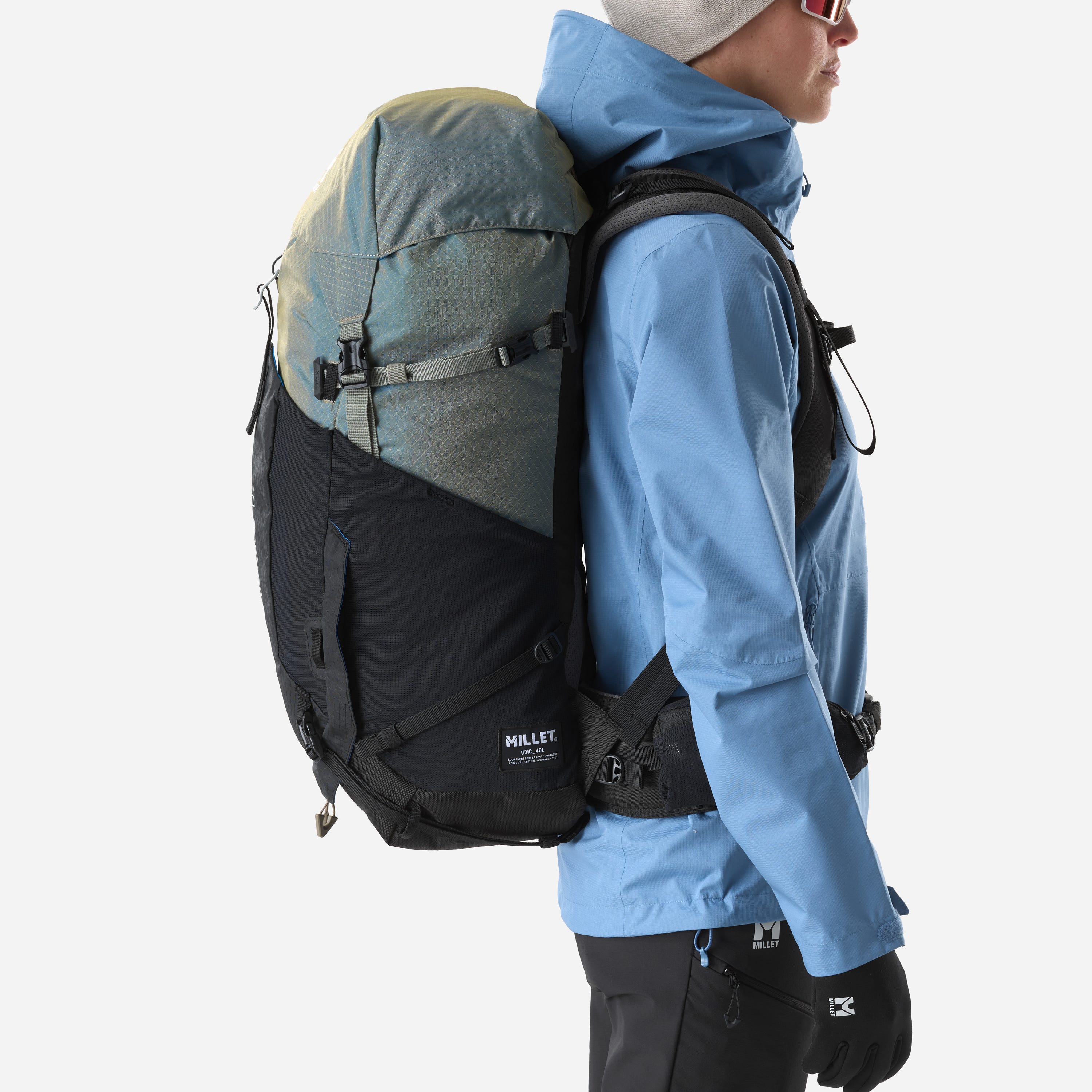 Mochila Ubic 40 Black /Sand