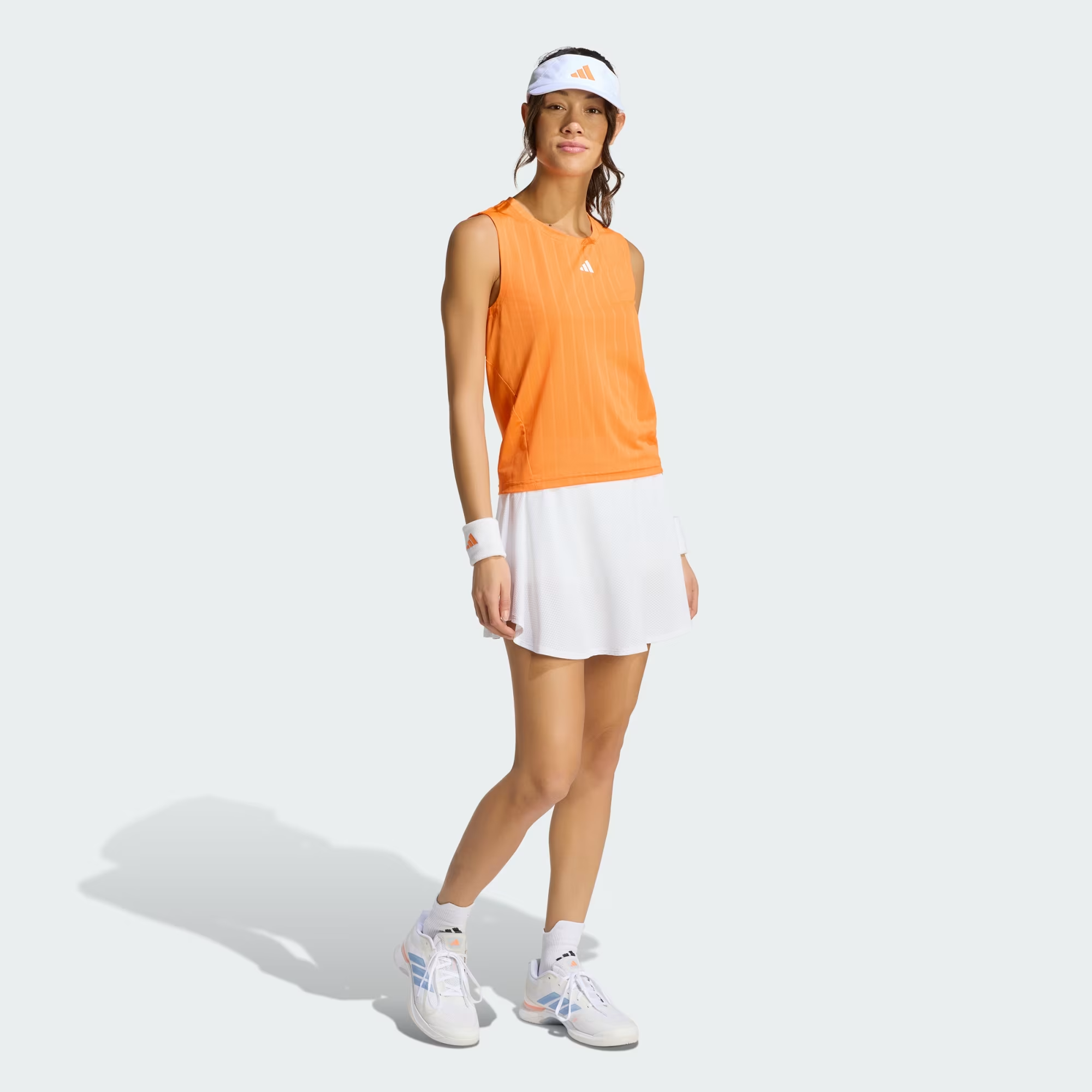 Camiseta Climacool Tank Pro Mujer Pure Orange