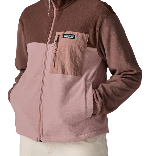 Pull Micro Patch Pocket Femme Fuzzy Mauve