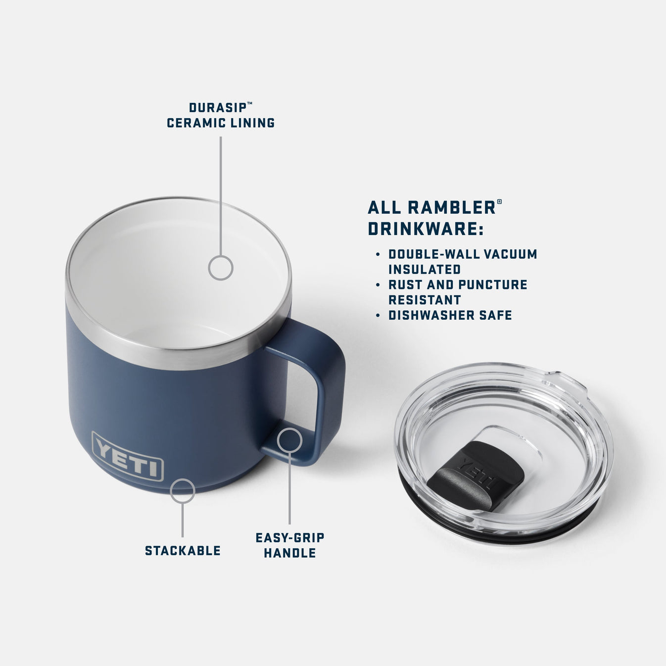Borraccia 414ml Mug Ceramic 2.0 Rescue Red