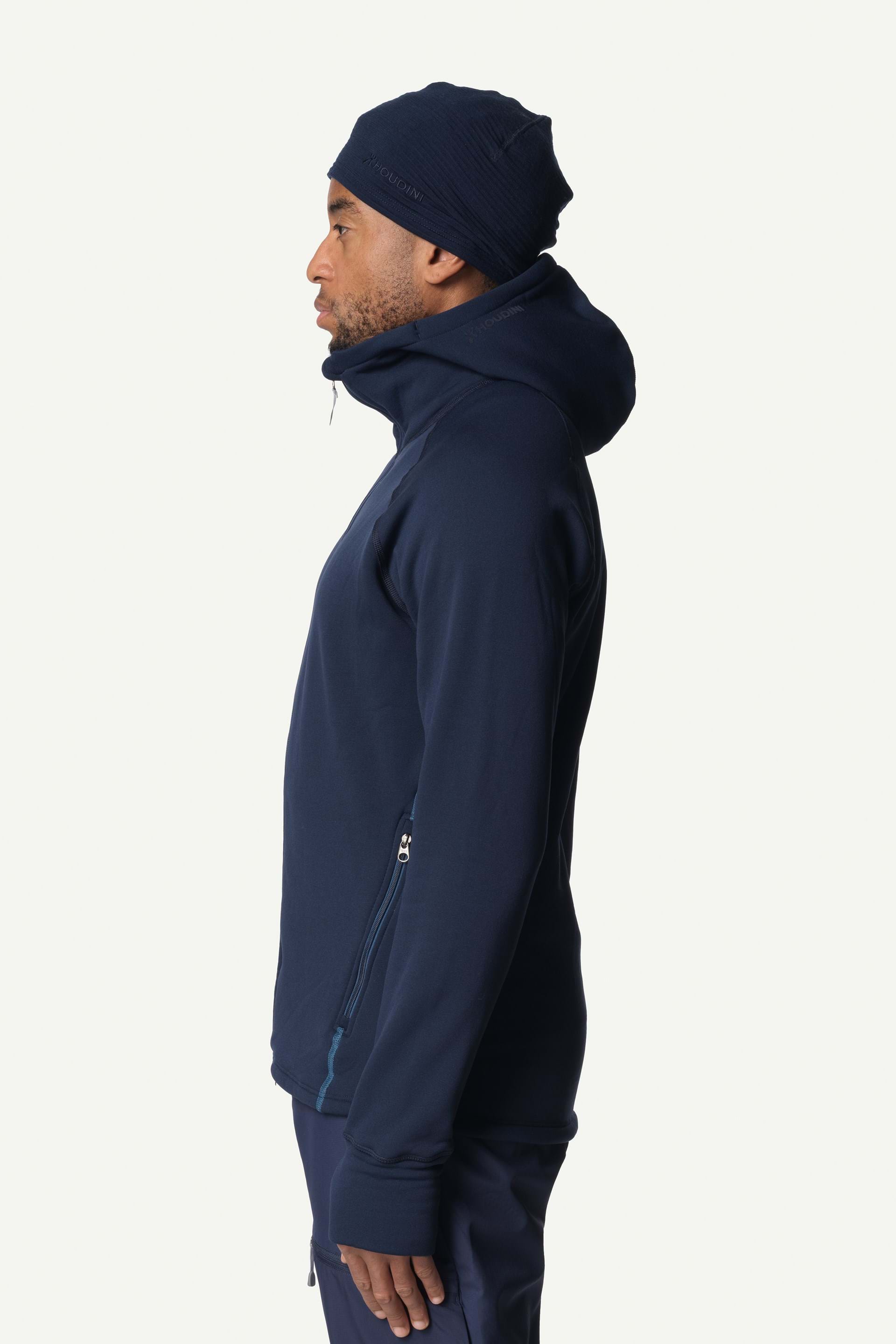 Mann Power Houdi Pullover Blue Illusion
