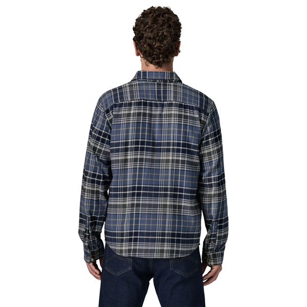Mann Fjord Flannel Hemd Depth/New Navy