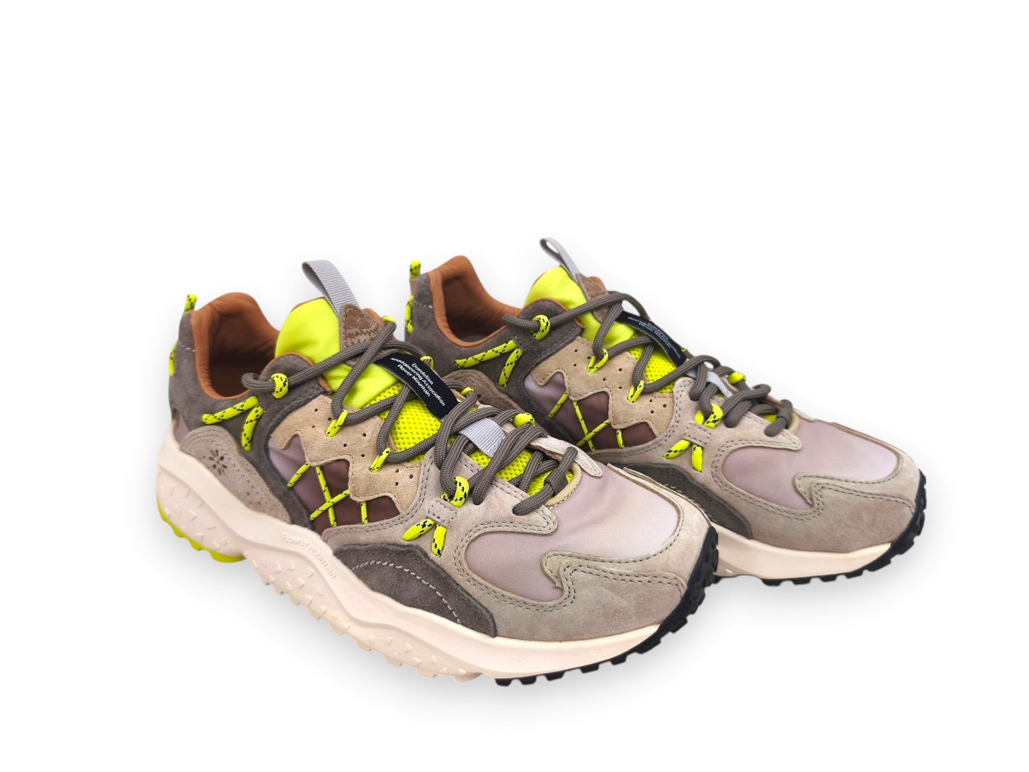 Scarpe Yamabushi Taupe/Lime