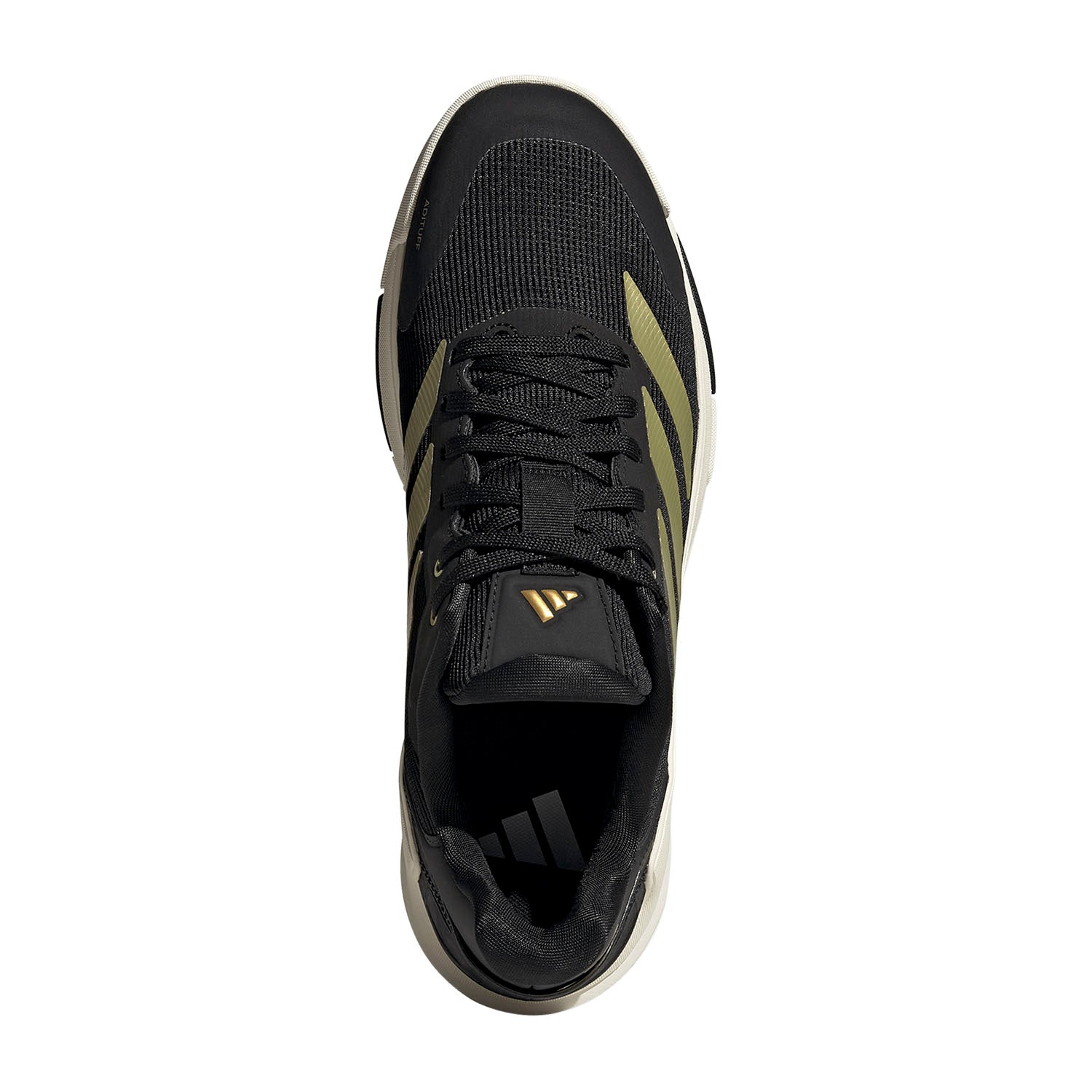 Men's Crazyquick LS Padel Shoes Off White/Core Black/Gold Metallic