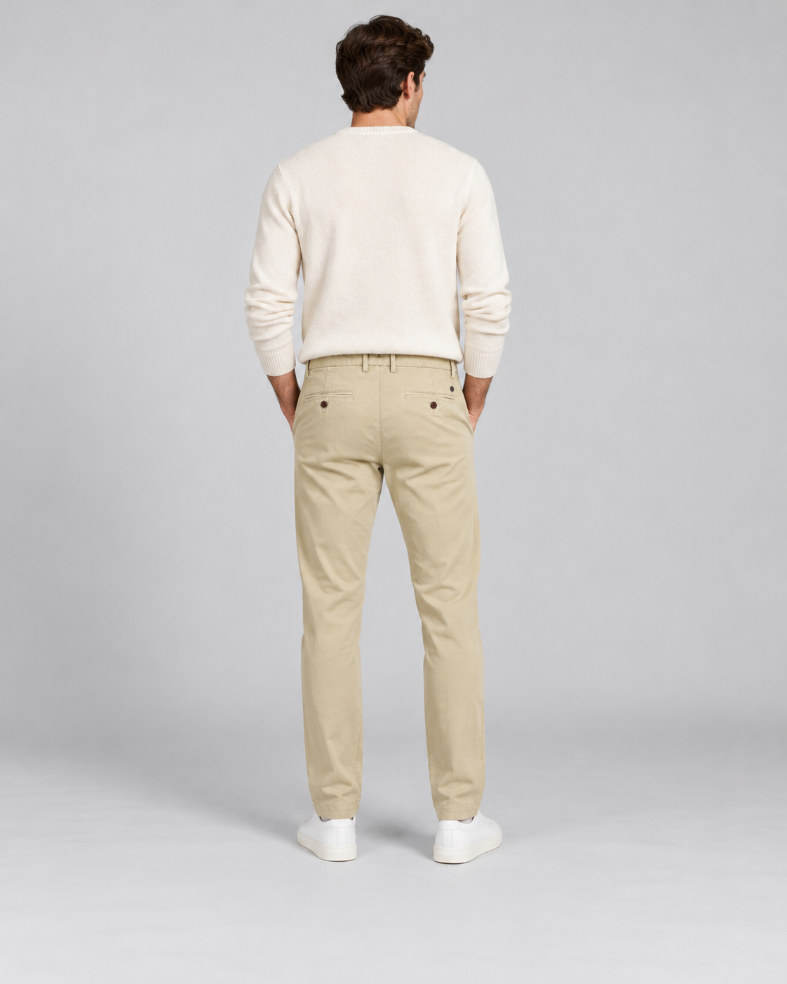 Mann Napoleon Gabardina Hose Stone