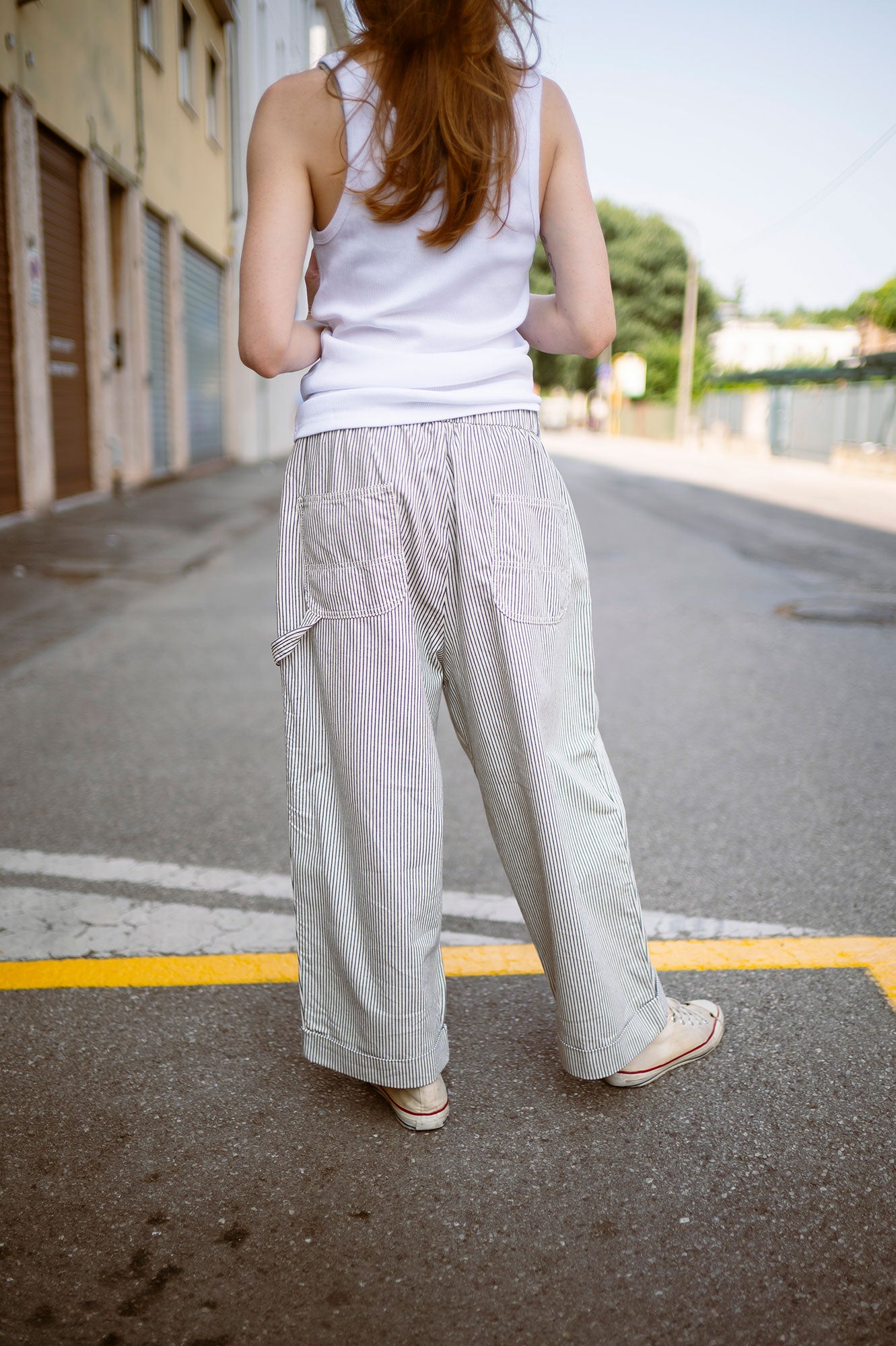 Pantaloni The Perp 169 Donna Navy/White