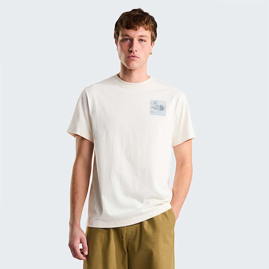 T-shirt Mountain Escape Relaxed White Dune