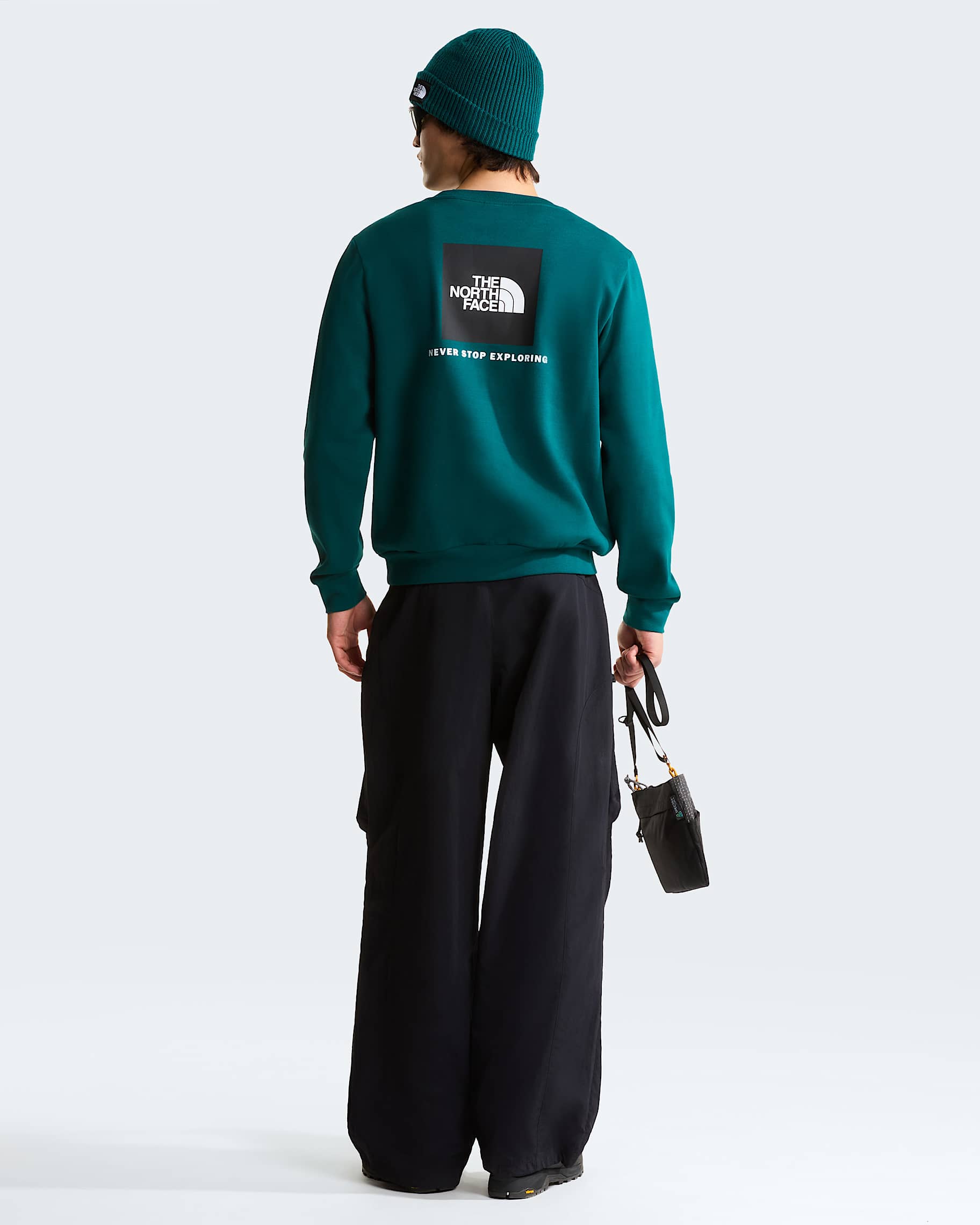 Mann Evolution Box Regular Sweatshirt Pacific Teal