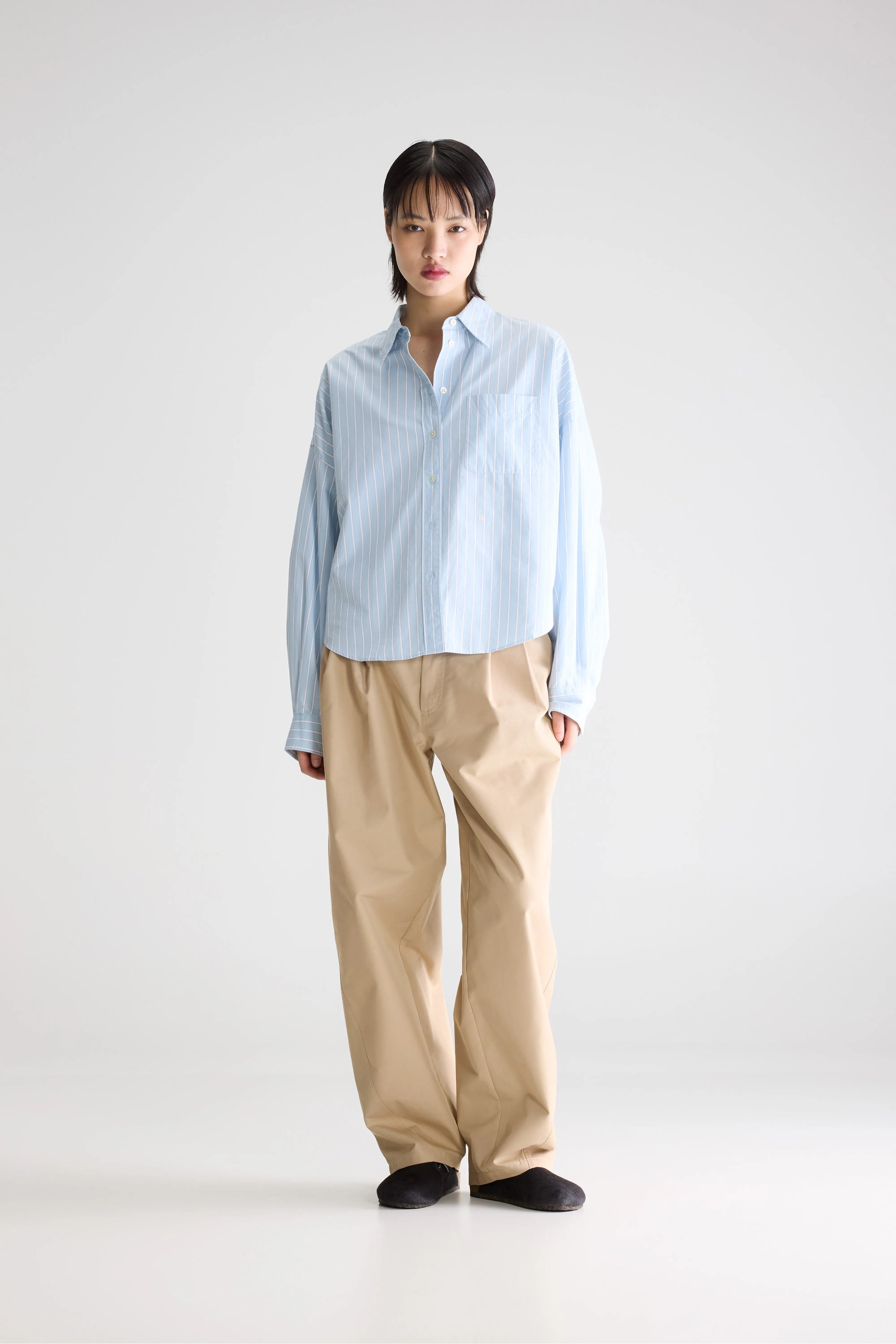 Camicia Ginger Donna Black/Mist/White