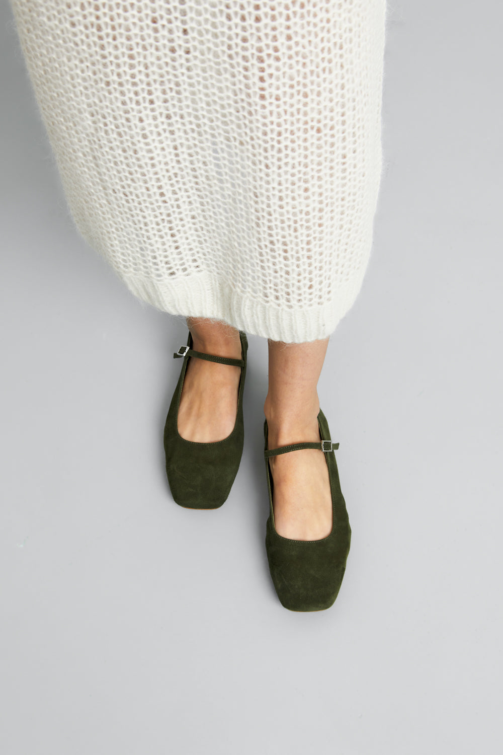 Baskets Julieta Femme Khaki Suede