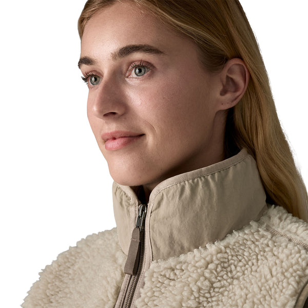 Gilet Classic Retro-X Fleece Donna Natural