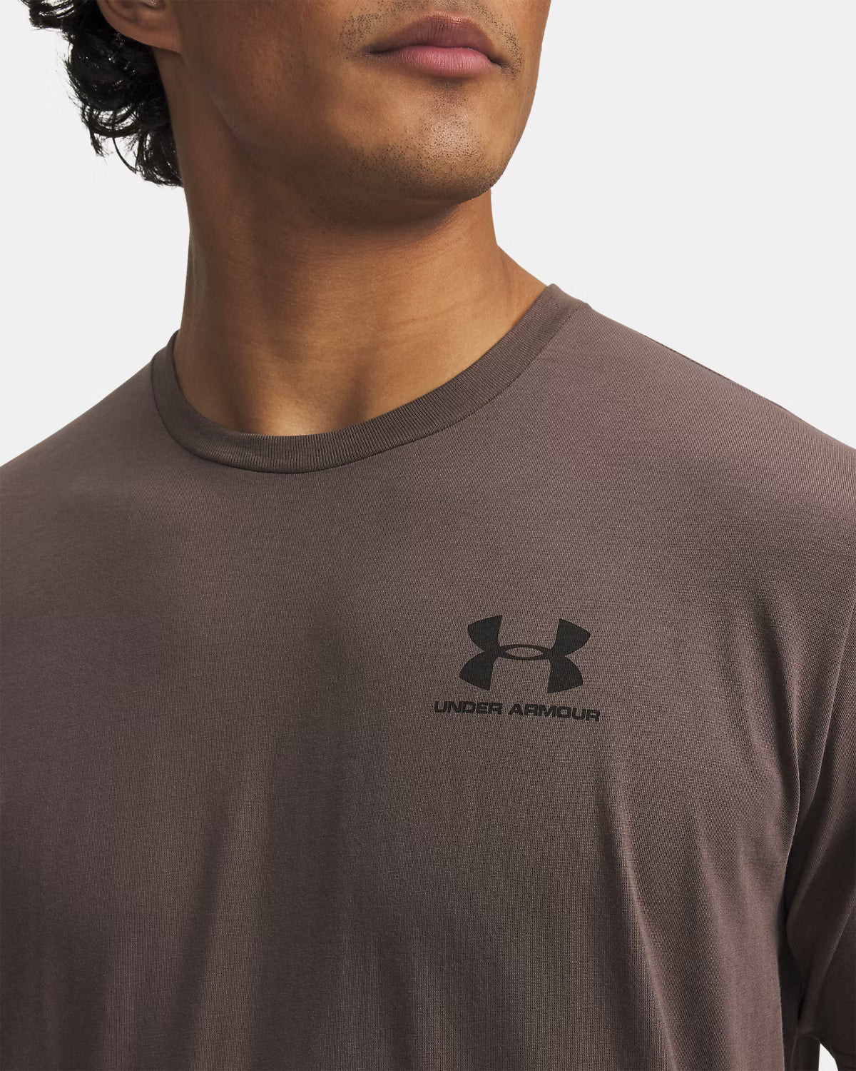 Men's Left Chest Logo T-shirt Peppercorn