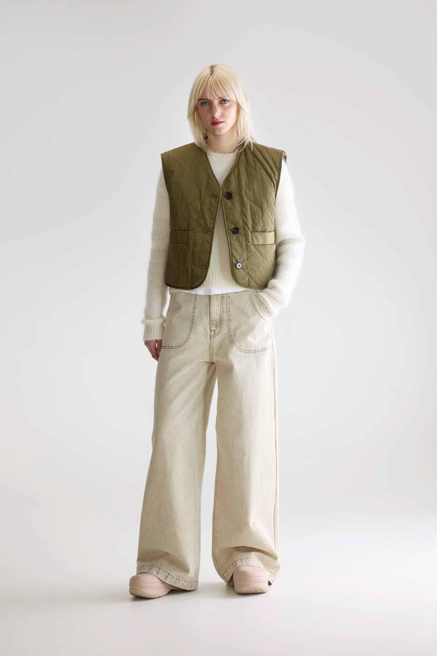 Frau Eloise Weste Army
