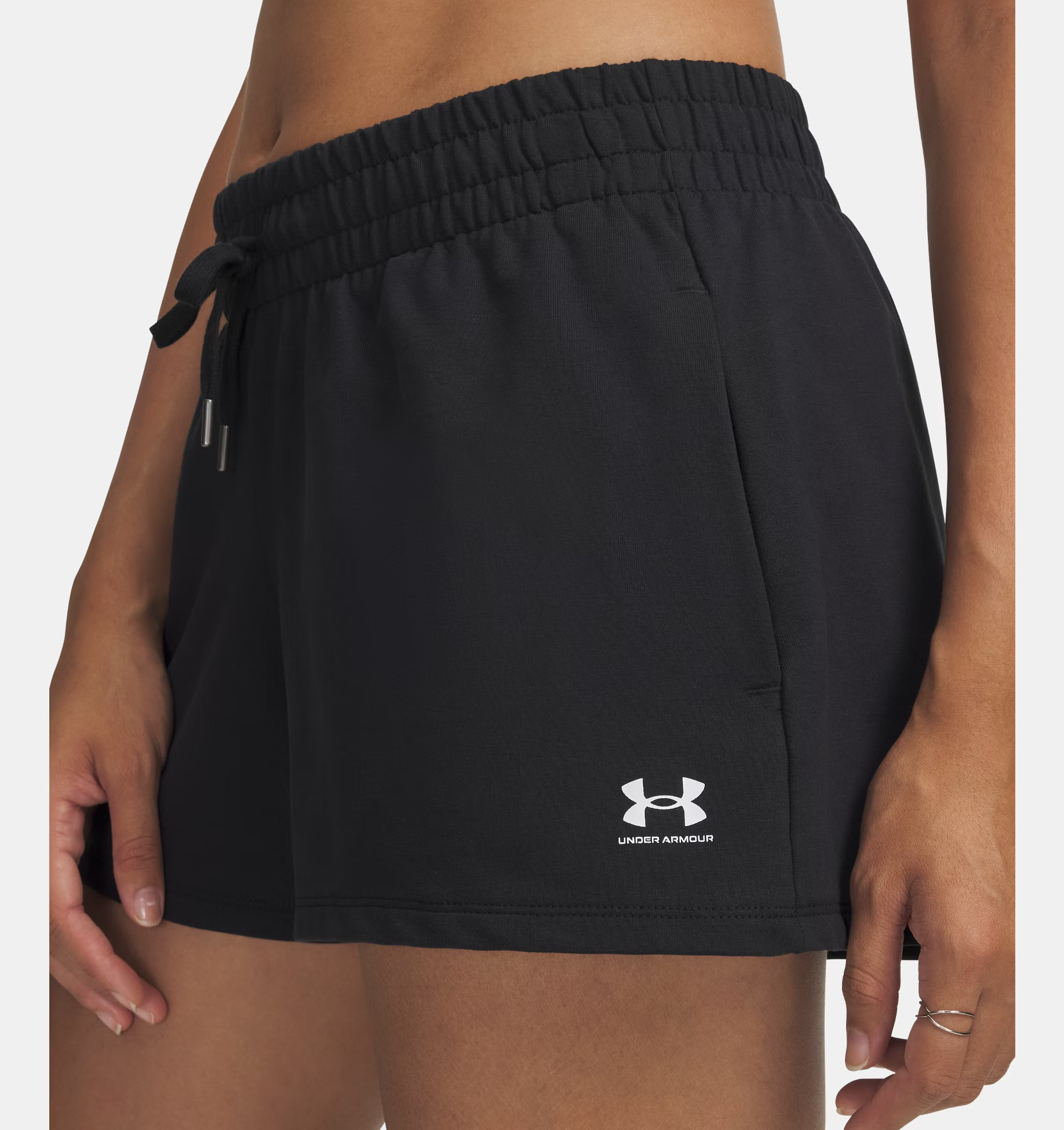 Pantaloncini Sport Terry Donna Black