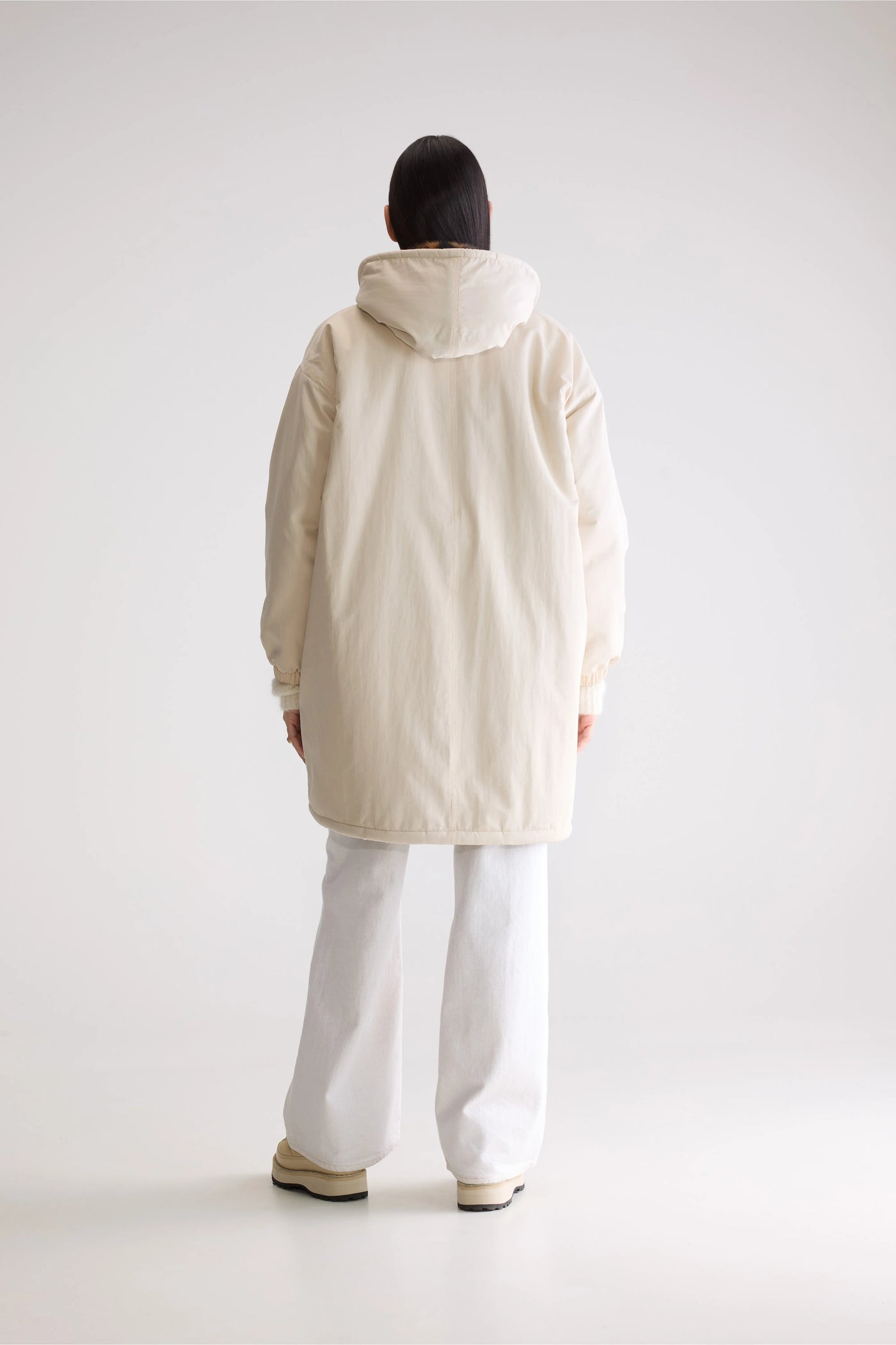 Frau Laos Mantel Natural