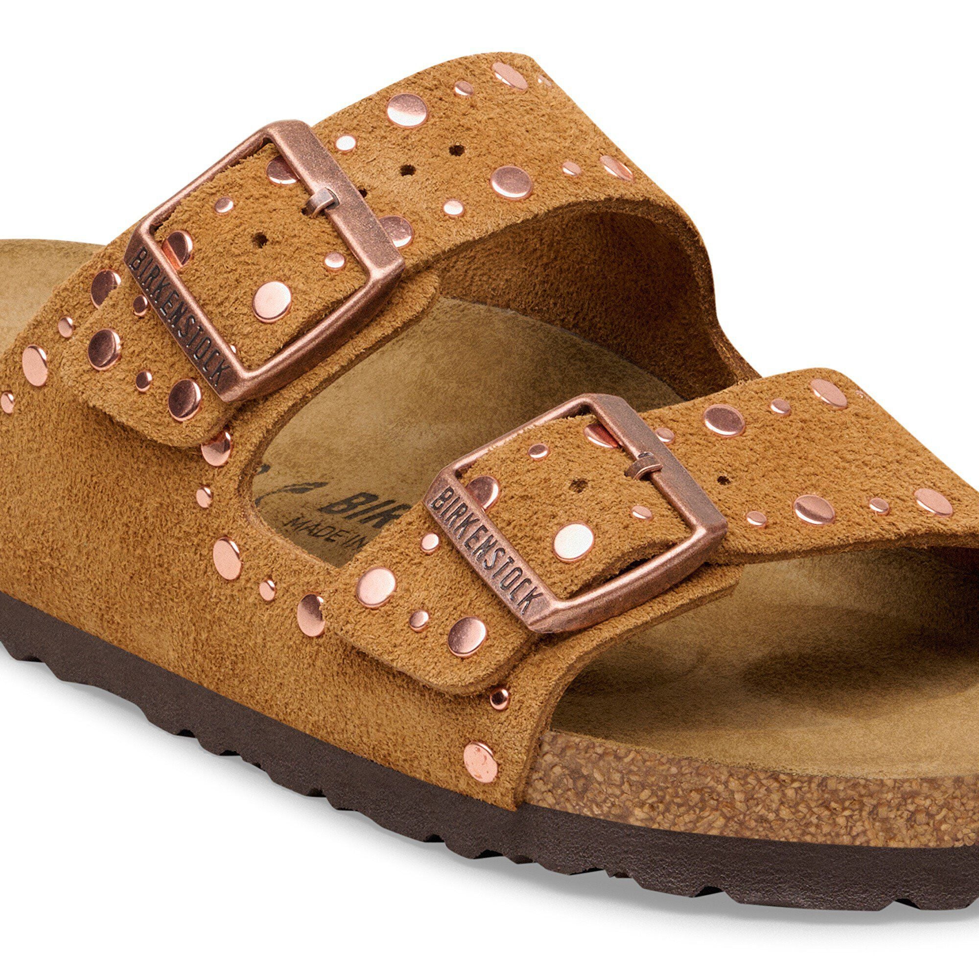 Sandalias Arizona Rivet Mujer Mink