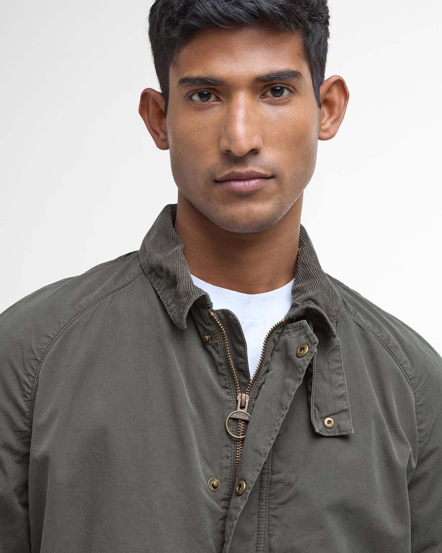 Giacca Traker Casual Uomo Olive